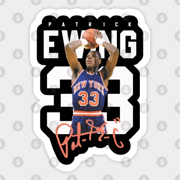 Patrick Ewing Original Aesthetic Tribute 〶 Sticker by Terahertz'Cloth